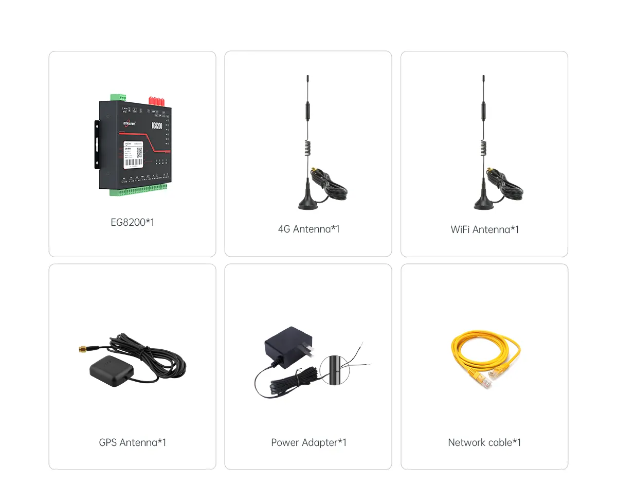EG8200 Industrial Edge Gateway for Data Acquisition and Protocol Conversion 18 EG8200-V2-Packing List-2