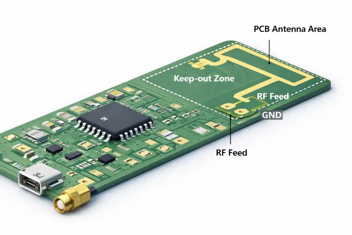 2.4GHz Antenna Selection for IoT Devices (PCB vs Ceramic vs External) 3 PCB_2.4GHz Antenna Selection