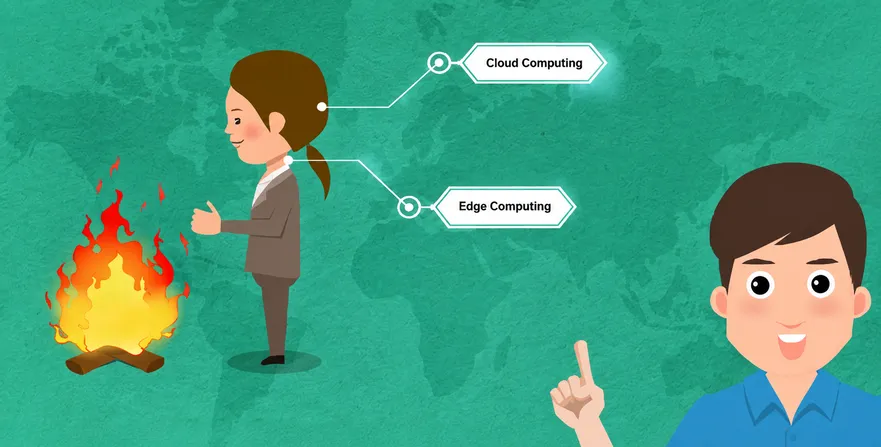 The difference between edge computing and cloud computing 6 compare edge computing to the central nervous system of the spinal cord, and cloud computing to the brain