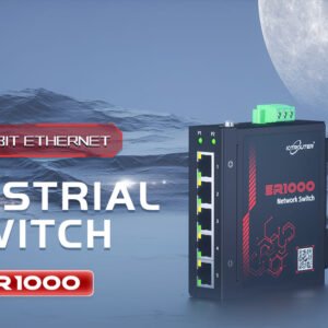 Der ER1000-Industrieswitch verfügt über ein vollständiges Gigabit-Port-Design, das eine schnelle und stabile Netzwerkübertragung für Industrieanlagen gewährleistet