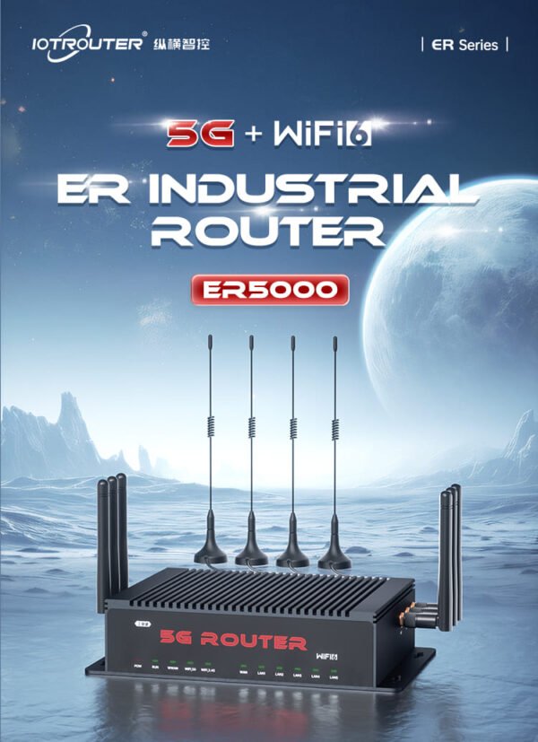 [New Product Release] 5G+Dual Band WiFi6 Industrial Router ER5000 Is ...