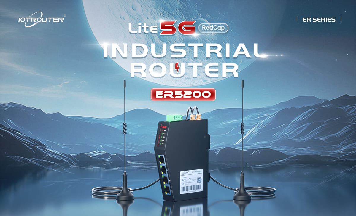 The ER5200 5G RedCap DTU Industrial Router supports 5G SA/APN/VPDN/Private Network SIM Card access. Support 5G mainstream frequency bands and compatible with 4G/3G networks