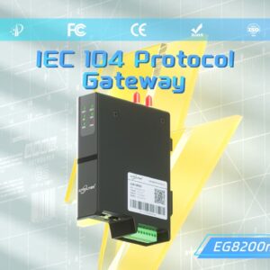 EG8200Mini-104 ist ein Edge-Computing-Gateway für industrielles IoT, das IEC104 und Multiprotokolle unterstützt, ideal für Automatisierung und Smart Cities