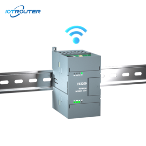 O ET2200 é um terminal de transmissão WiFi de carril DIN de nível industrial que integra Wi-Fi e Ethernet, suportando comunicação sem fios 802.11b/g/n e Ethernet adaptável de 10/100 Mbps