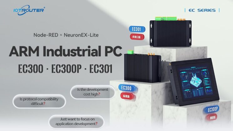 EC300 Touchscreen Multi-Interface ARM Industrial Computer