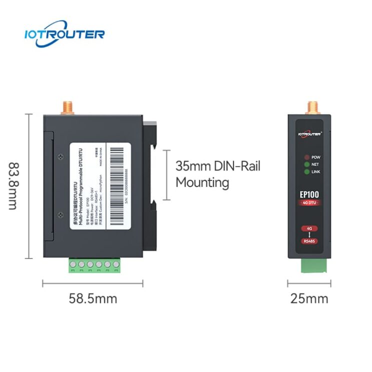Dtu Router EP100/EP101/EP102 Multi-Protocol Programmable DTU/RTU - IOTROUTER