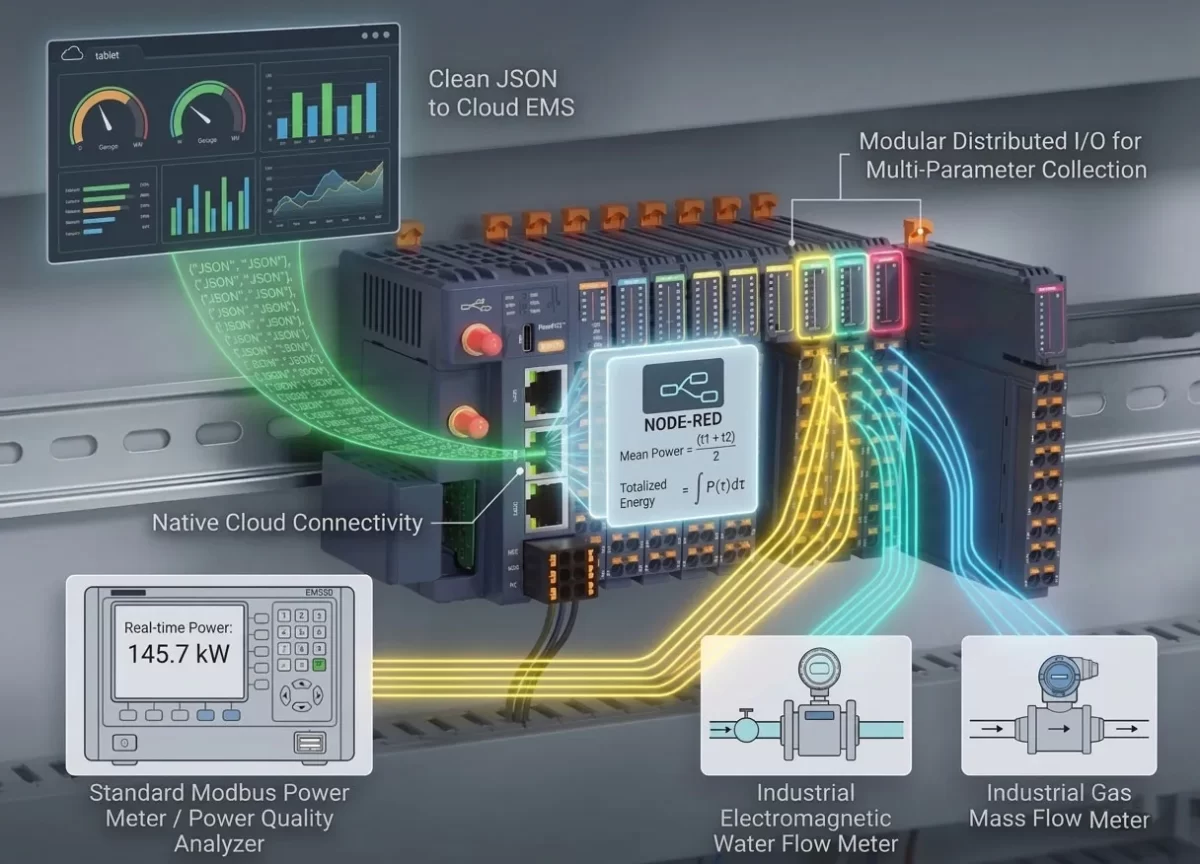 EM300 Modular Industrial Edge Controller-Add I/O Without Rebuilding the Control Cabinet