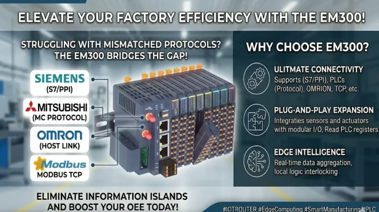 Industrial Edge Controller for PLC Data Acquisition