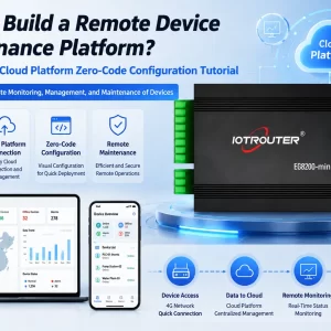 Remote Device Management Platform with 4G Industrial Gateway