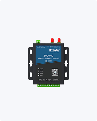 CAT1 LTE Wireless Remote Control RTU SMS Gateway for Monitoring Data RS485 to 4G DTU Support JSON MQTT with RS485 DO DI AI Port