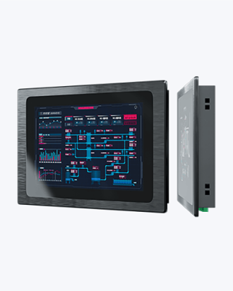 EV8010 (1) All-in-One HMI Touch Screen IOT Gateway with Node-RED Gateway Function Support PLC Connection for Electrical Panel Box