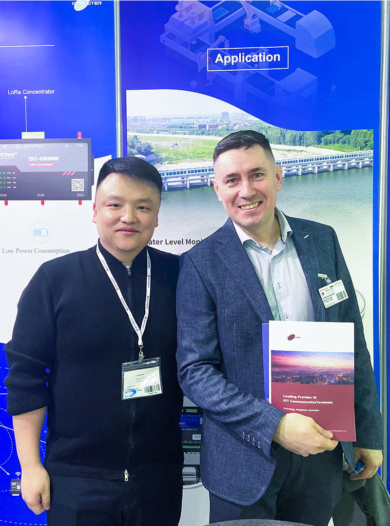 Group photo at the Communications Exhibition Group photo at the Communications Exhibition