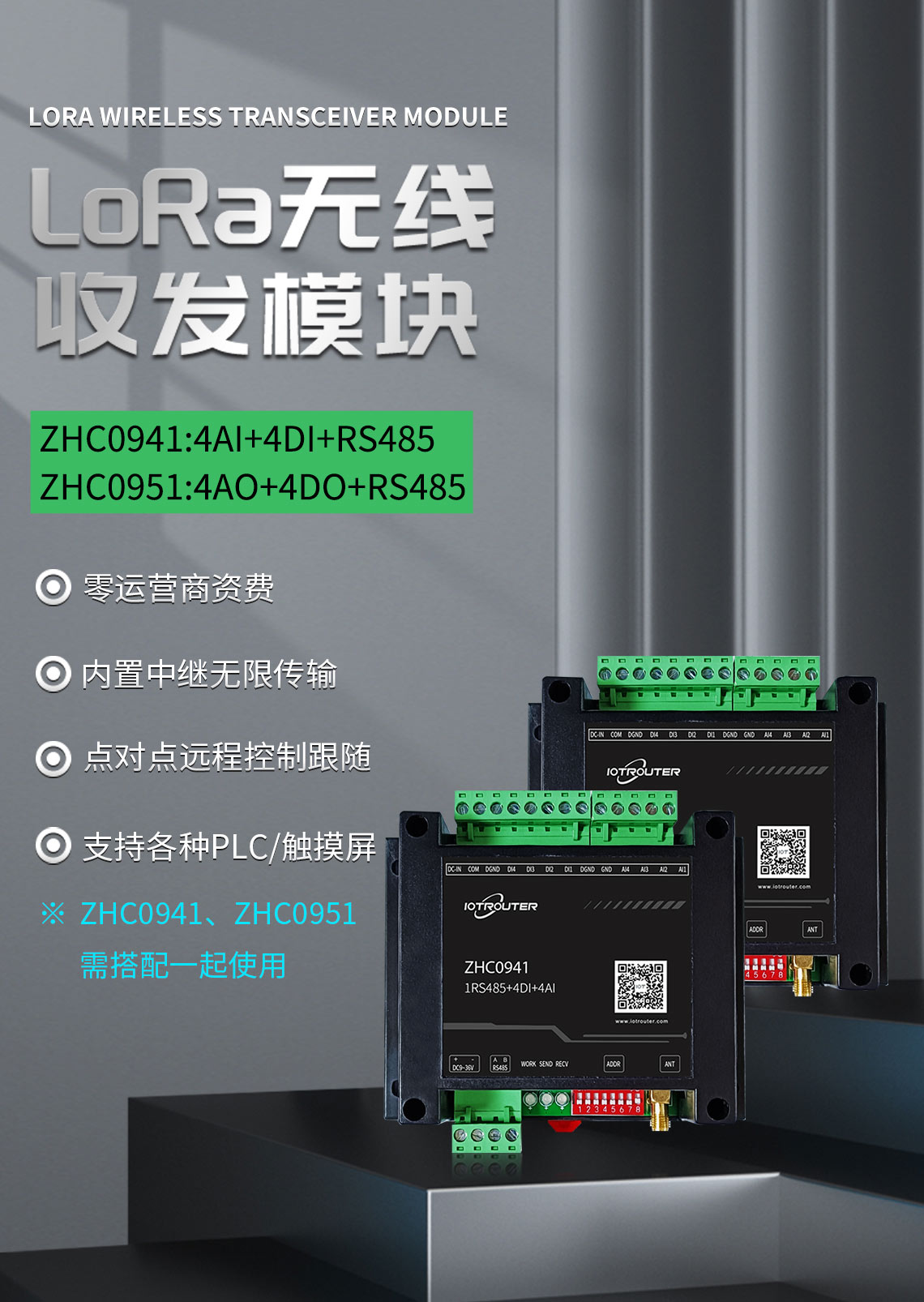 Módulo transceptor inalámbrico LoRa